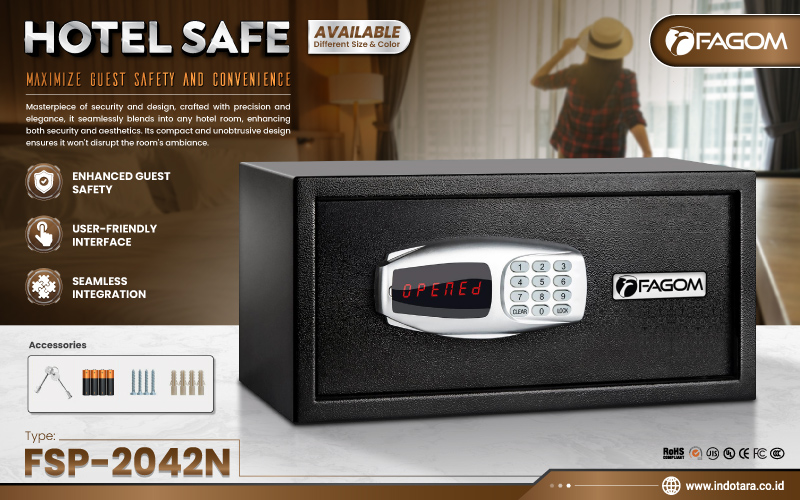 Jual Brankas Hotel Safe Fagom Berkualitas