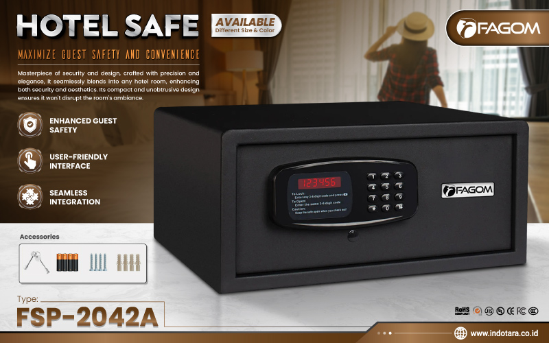 Jual Brankas Hotel Safe Fagom Berkualitas