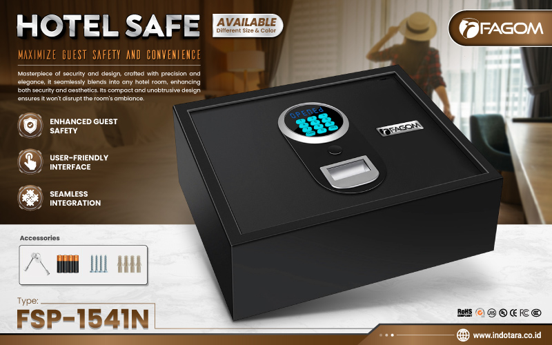 Jual Brankas Hotel Safe Fagom Berkualitas