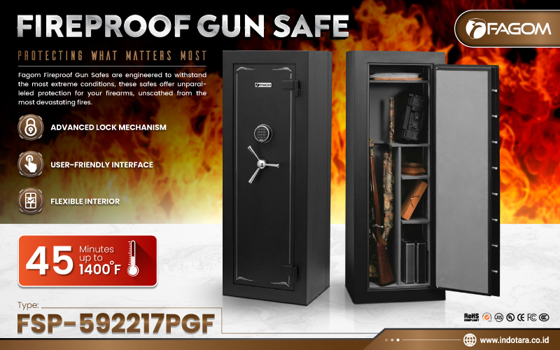 Jual Brankas Fireproof Gun Safe Fagom Murah Berkualitas