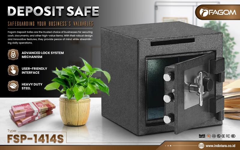 Jual Brankas Deposit Safe Fagom Berkualitas