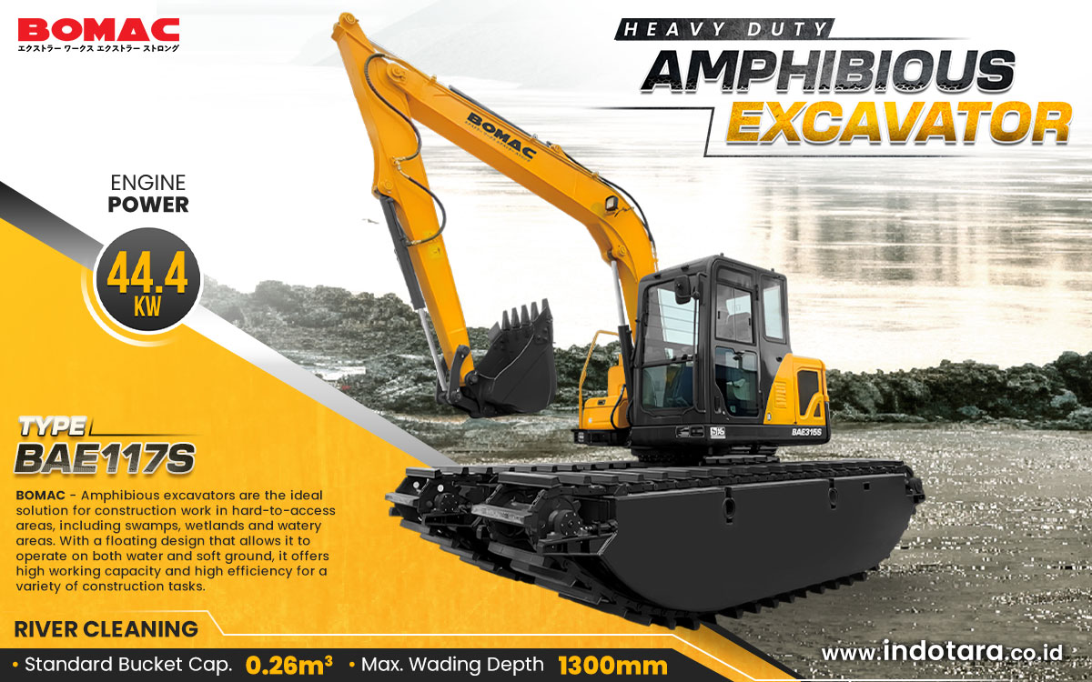 Bomac Amphibious Excavator