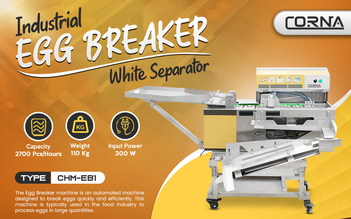 Jual Industrial Egg Breaker and White Separator