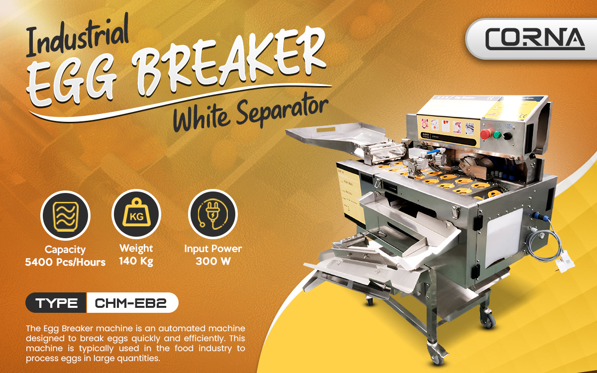 Jual Industrial Egg Breaker and White Separator