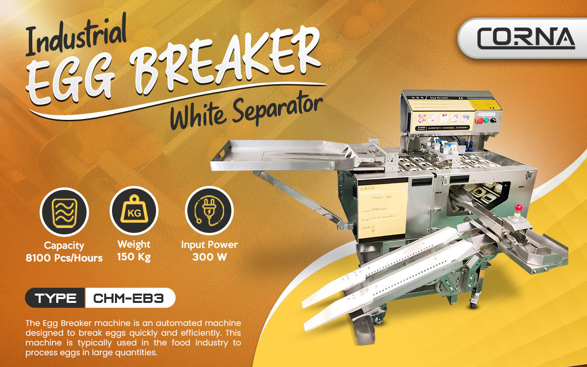 Jual Industrial Egg Breaker and White Separator