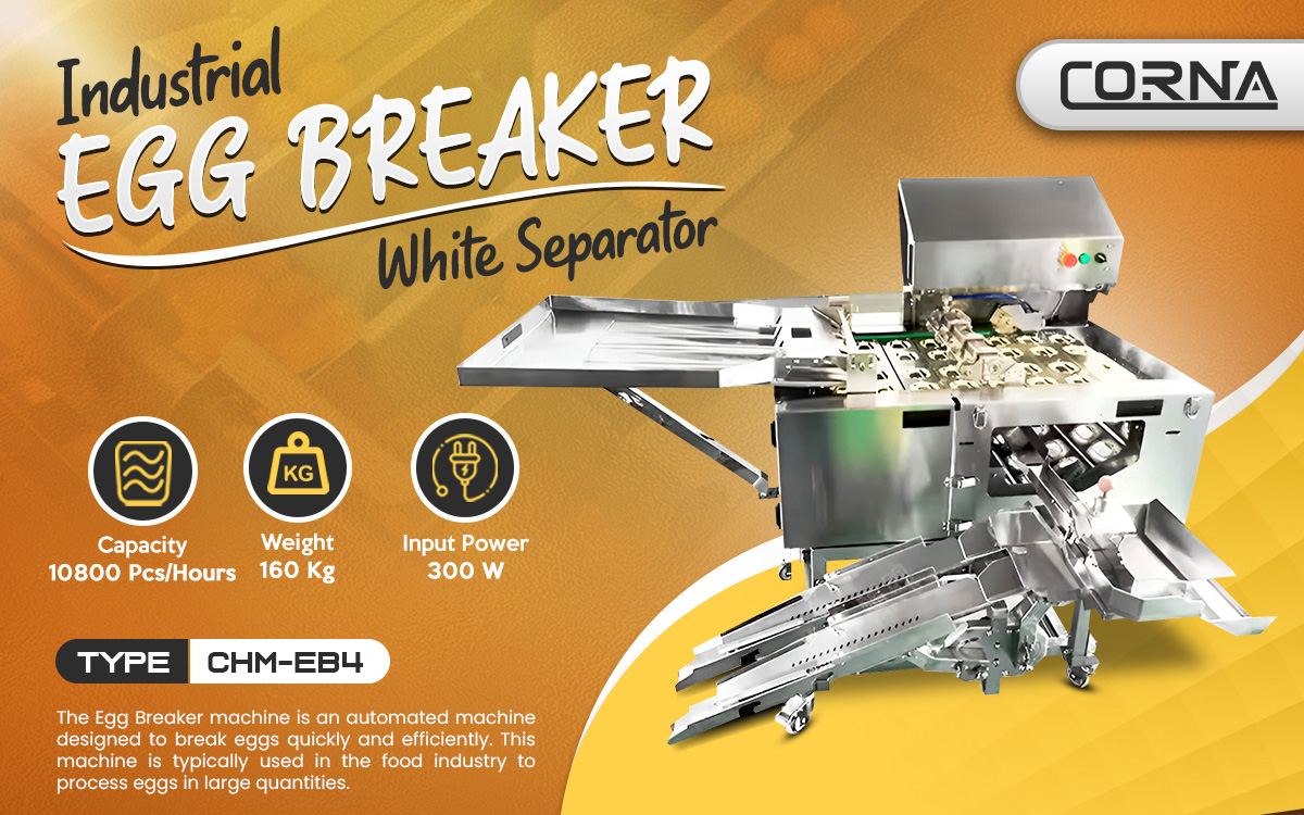 Jual Industrial Egg Breaker and White Separator