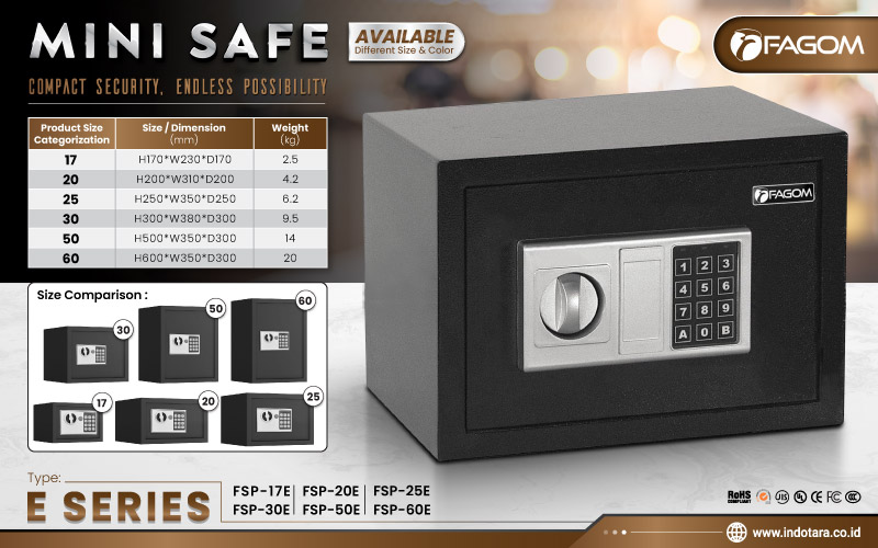 Jual Brankas Mini Safe Fagom Berkualitas