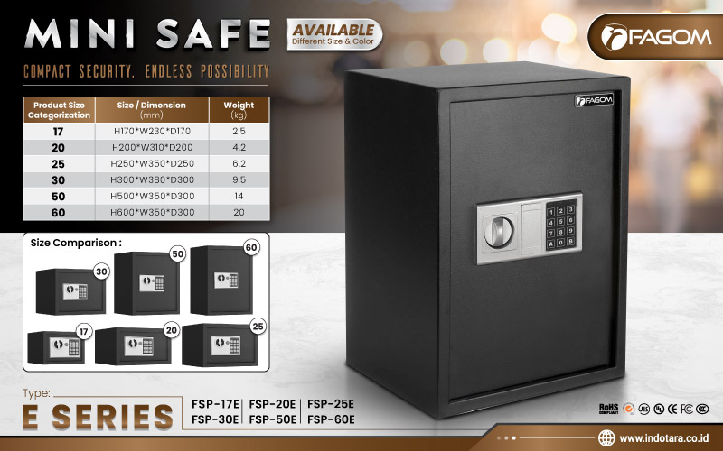 Jual Brankas Mini Safe Fagom Berkualitas