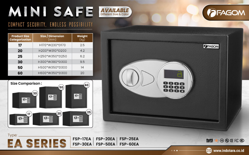 Jual Brankas Mini Safe Fagom Berkualitas