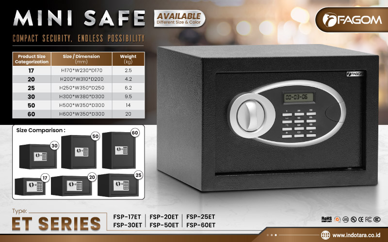 Jual Brankas Mini Safe Fagom Berkualitas