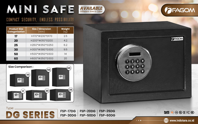 Jual Brankas Mini Safe Fagom Berkualitas