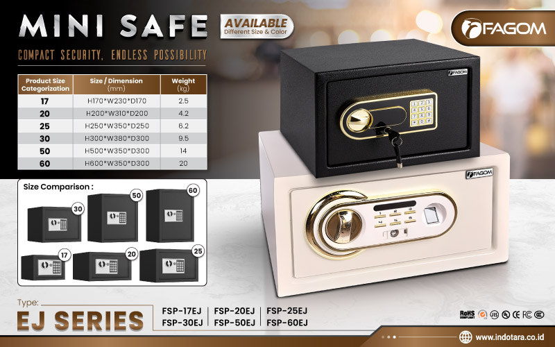 Jual Brankas Mini Safe Fagom Berkualitas