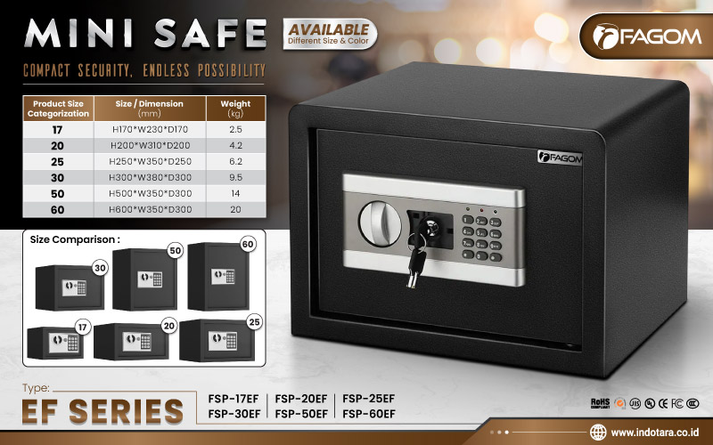 Jual Brankas Mini Safe Fagom Berkualitas