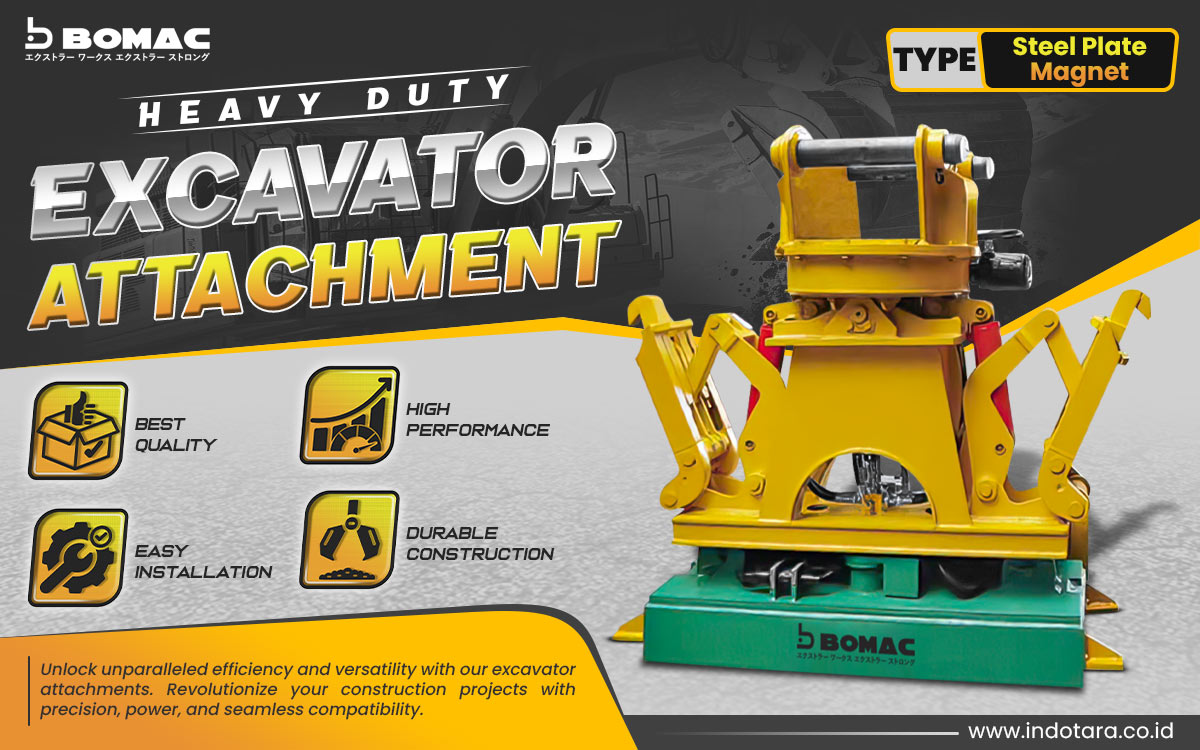 Jual BOMAC Excavator Attachment Berkualitas