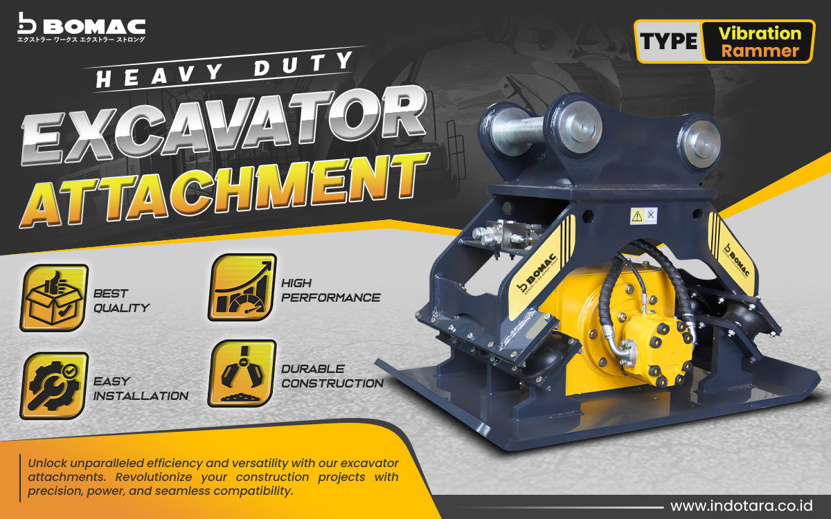 Jual BOMAC Excavator Attachment Berkualitas