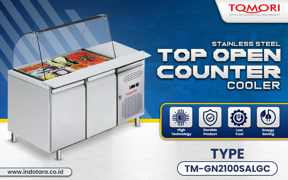 Stainless Steel  Top Open Counter Cooler