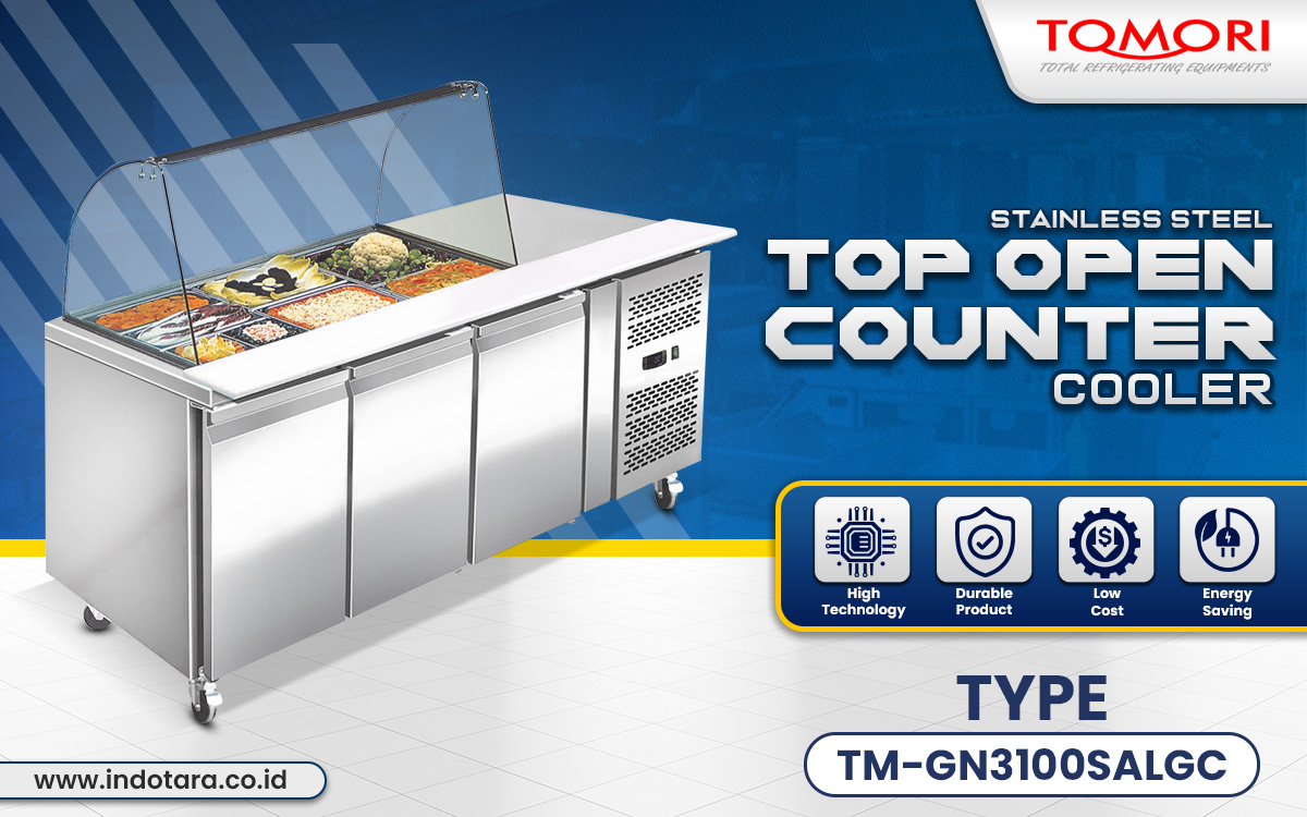 Stainless Steel  Top Open Counter Cooler