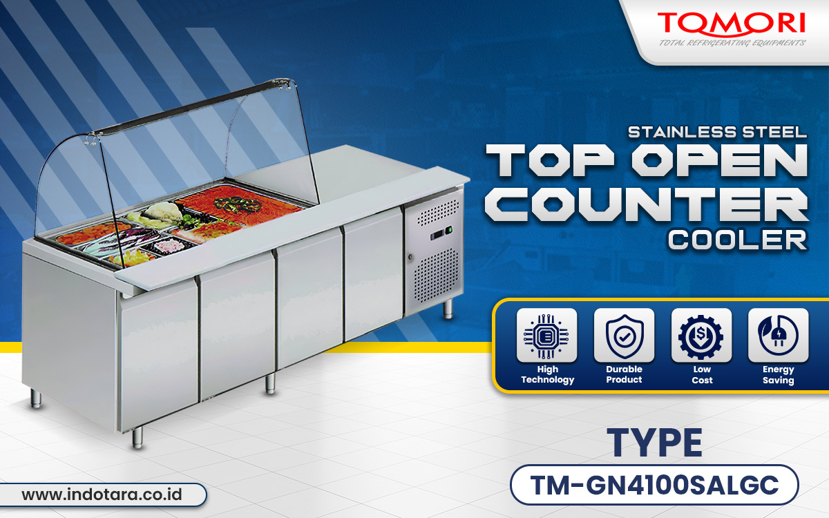 Stainless Steel  Top Open Counter Cooler