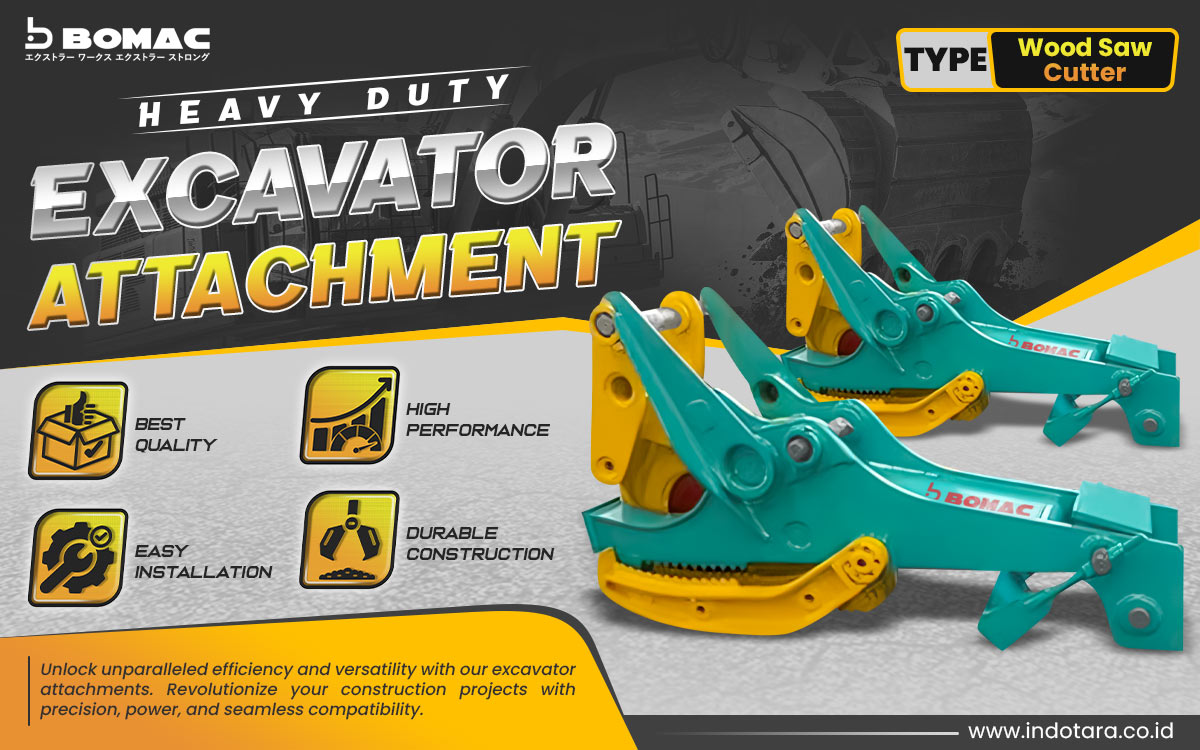 Jual BOMAC Excavator Attachment Berkualitas