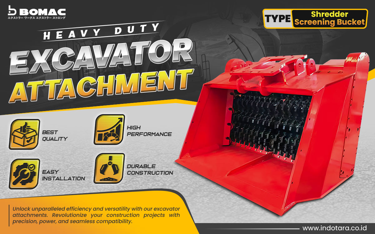 Jual BOMAC Excavator Attachment Berkualitas