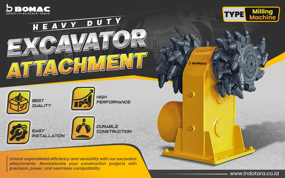 Jual BOMAC Excavator Attachment Berkualitas