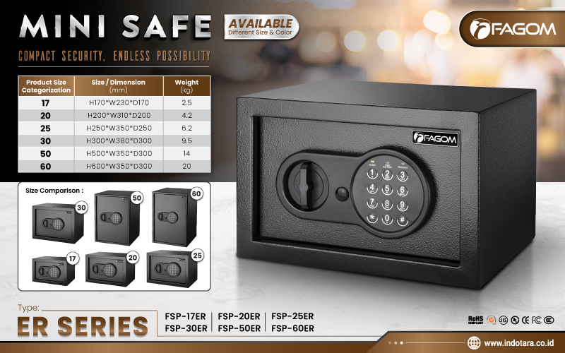 Jual Brankas Mini Safe Fagom Berkualitas