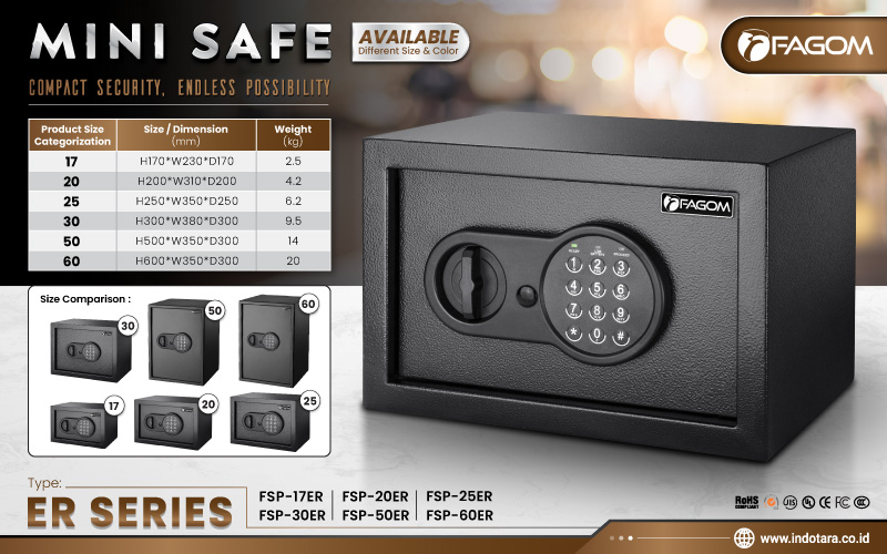 Jual Brankas Mini Safe Fagom Berkualitas