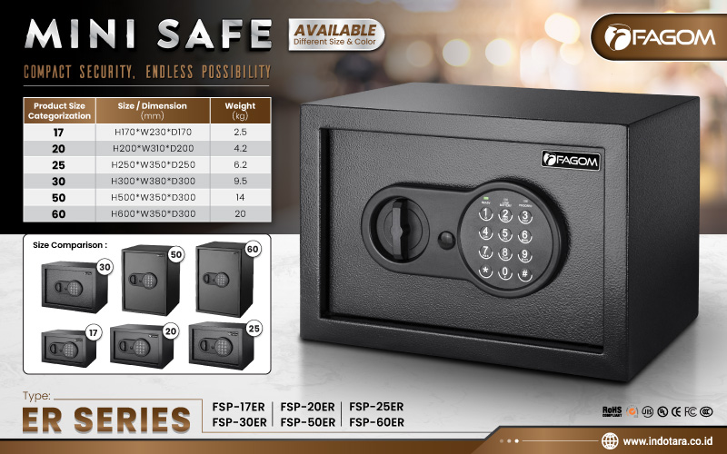 Jual Brankas Mini Safe Fagom Berkualitas