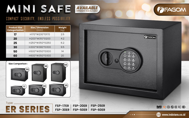 Jual Brankas Mini Safe Fagom Berkualitas