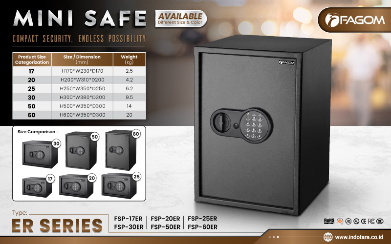 Jual Brankas Mini Safe Fagom Berkualitas