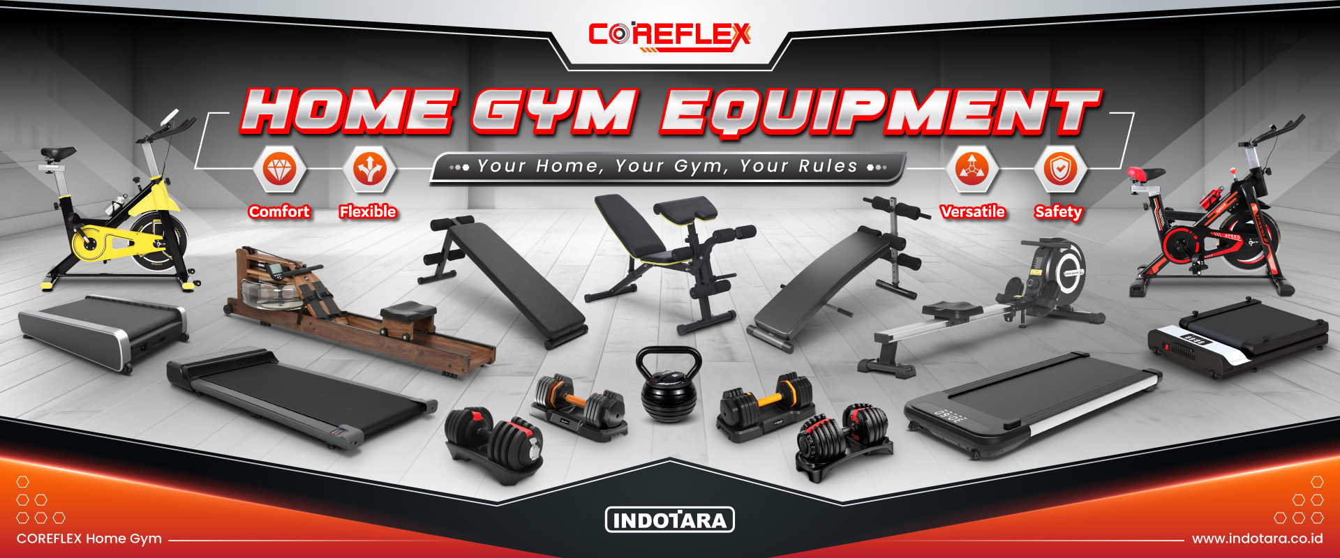 Jual Peralatan Gym Coreflex Murah Berkualitas