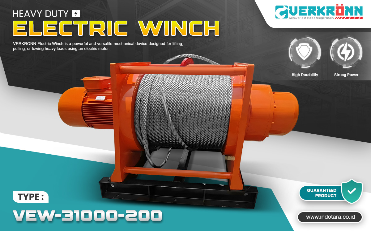 Jual Verkronn Electric Winch Berkualitas