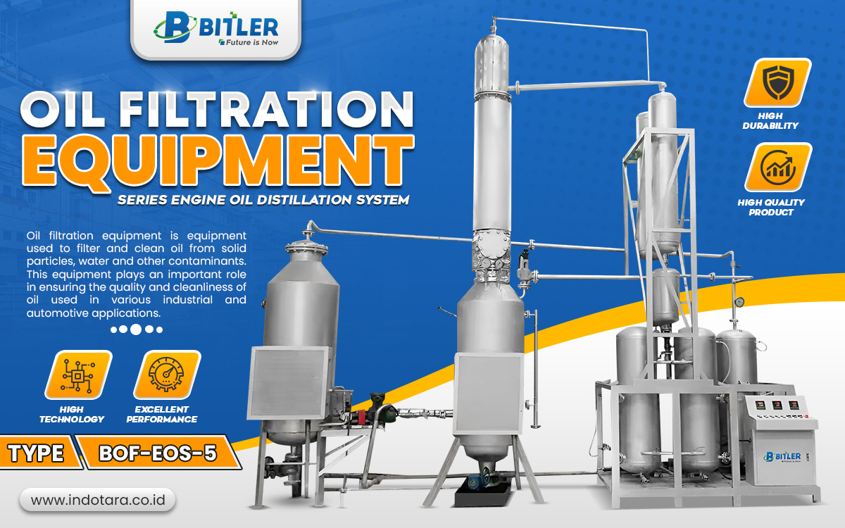 Jual Engine Oil Distillation System