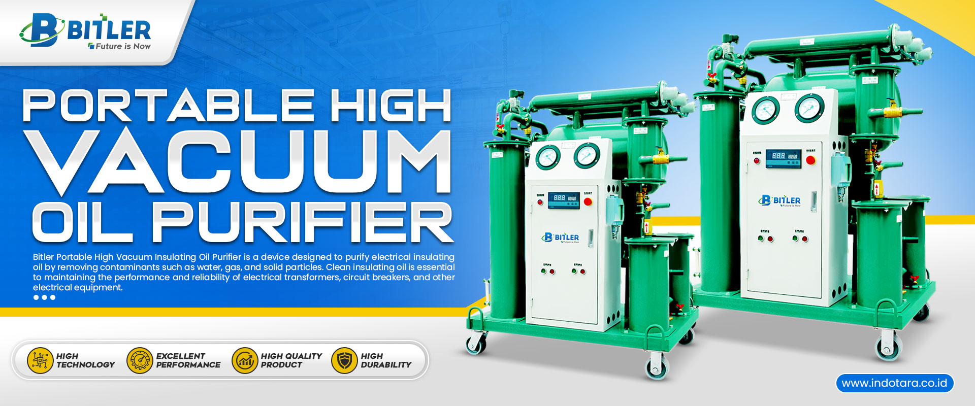 Jual Portable High Vacuum Insulating Oil Purifier