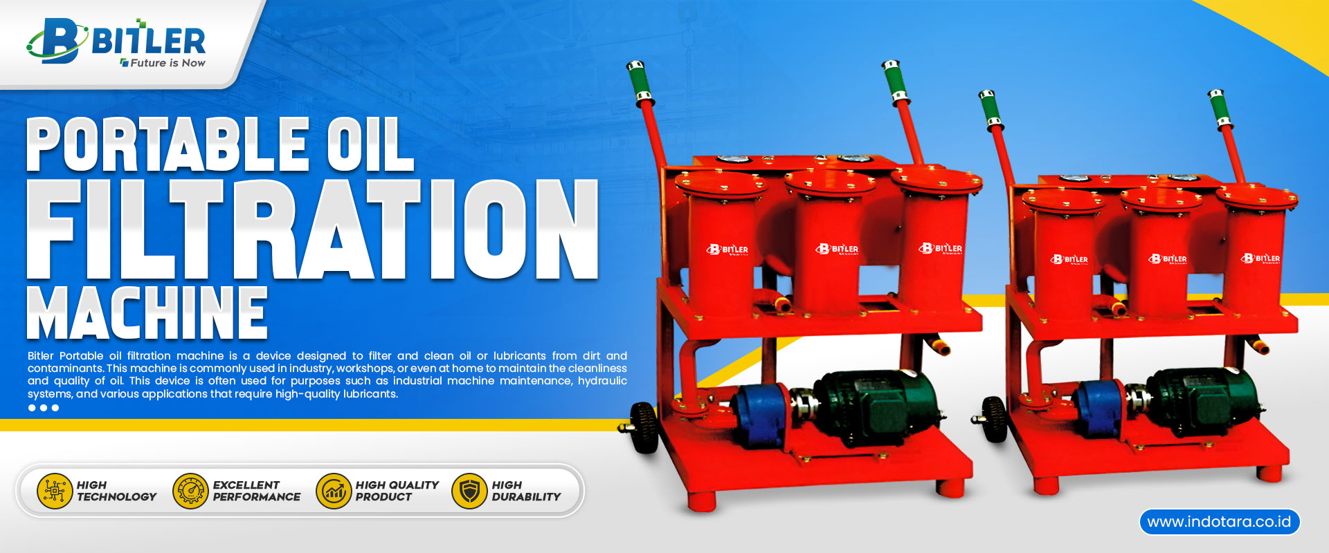 Jual Portable Oil Filtration Machine