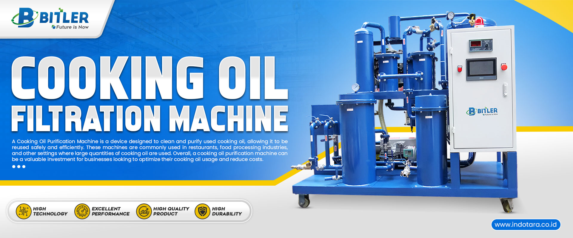 Jual Cooking Oil Purification Machine