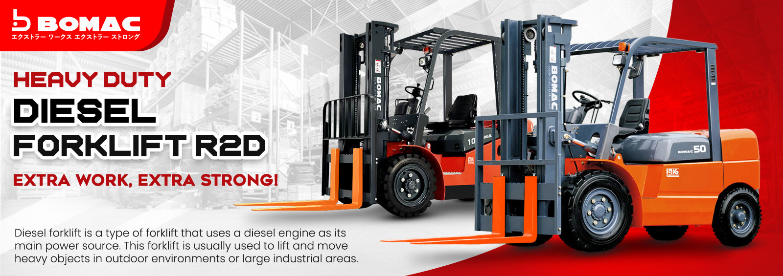 Jual Diesel Forklift R2D