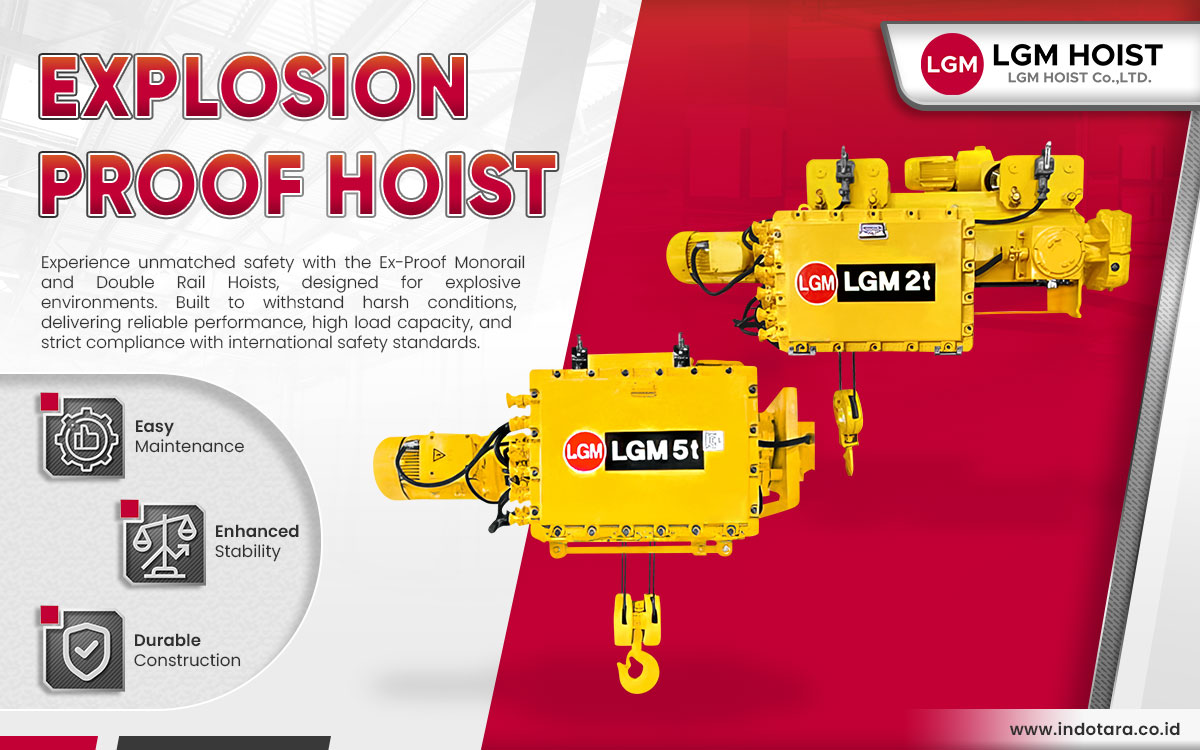 Jual Explosion Proof Hoist