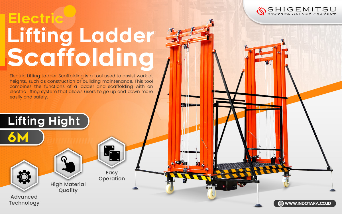 Shigemitsu Electric Lifting Ladder Scaffolding