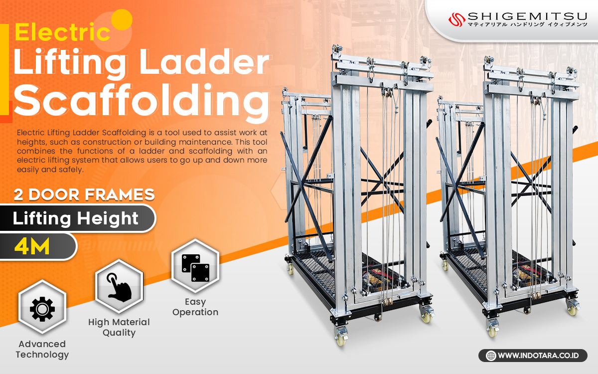 Shigemitsu Electric Lifting Ladder Scaffolding