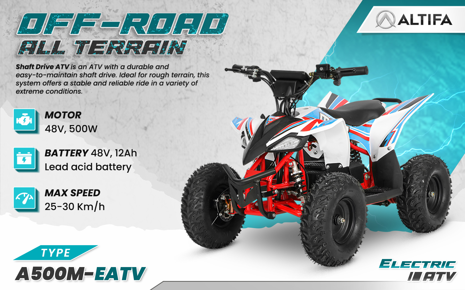 Jual ALTIFA ATV Electric Tangguh dan Ramah Lingkungan untuk Segala Medan