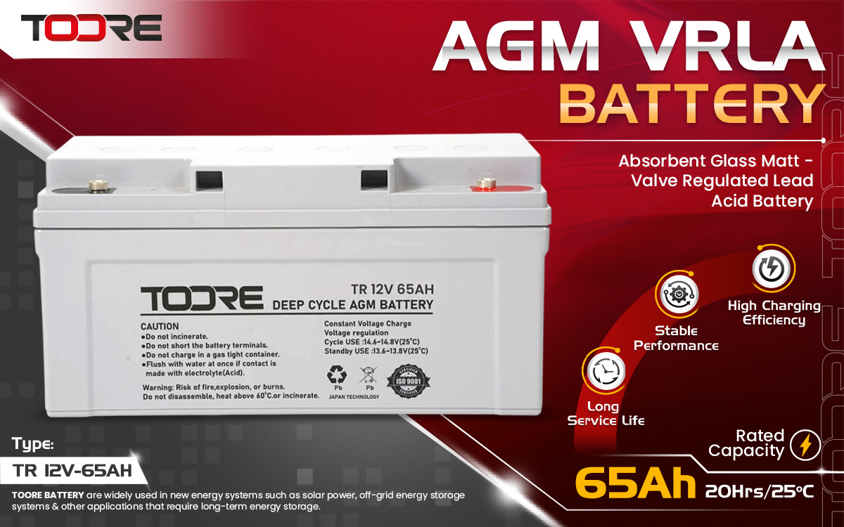 Toore AGM VRLA Battery Kualitas Terbaik Dengan Harga Terjangkau