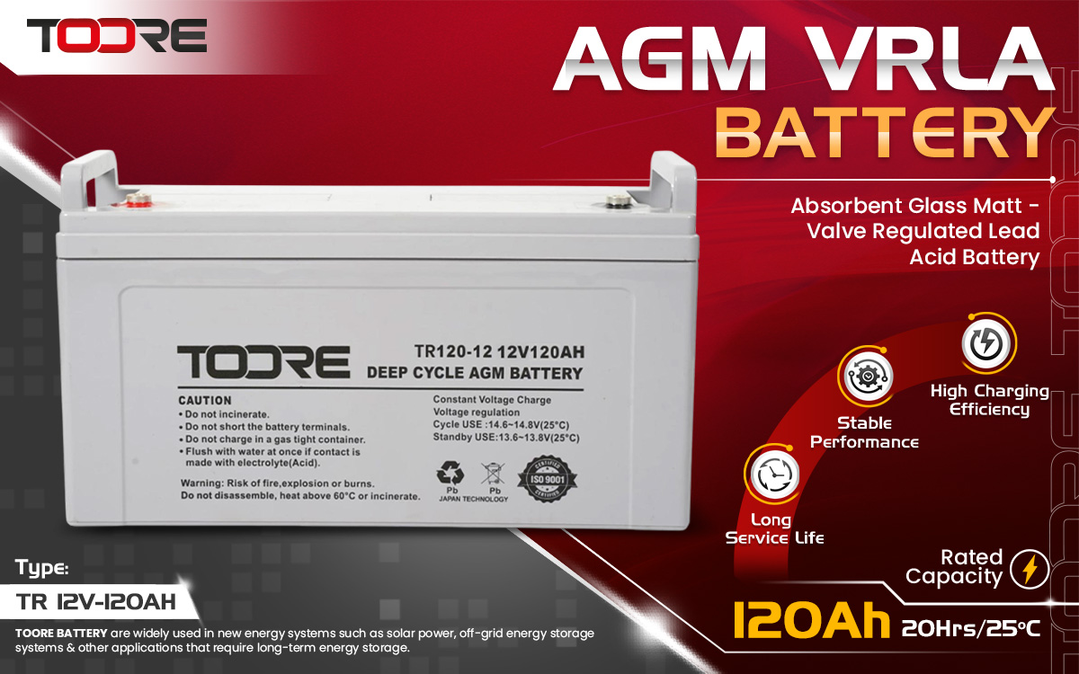 Toore AGM VRLA Battery Kualitas Terbaik Dengan Harga Terjangkau