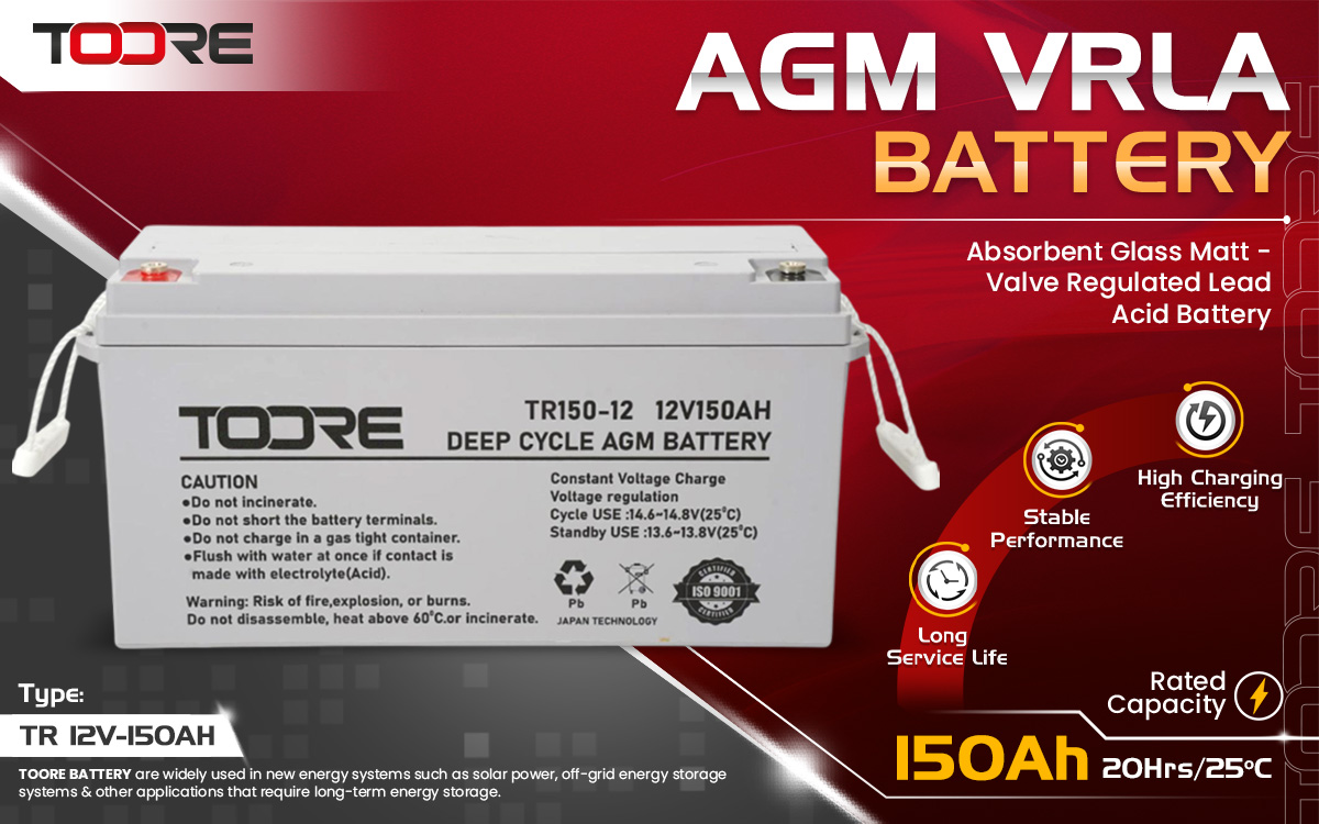 Toore AGM VRLA Battery Kualitas Terbaik Dengan Harga Terjangkau