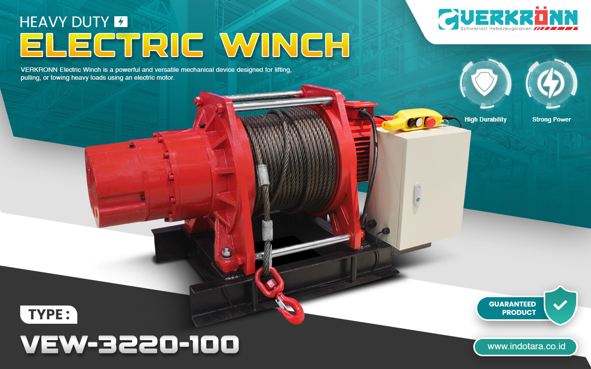 Jual Verkronn Electric Winch Berkualitas