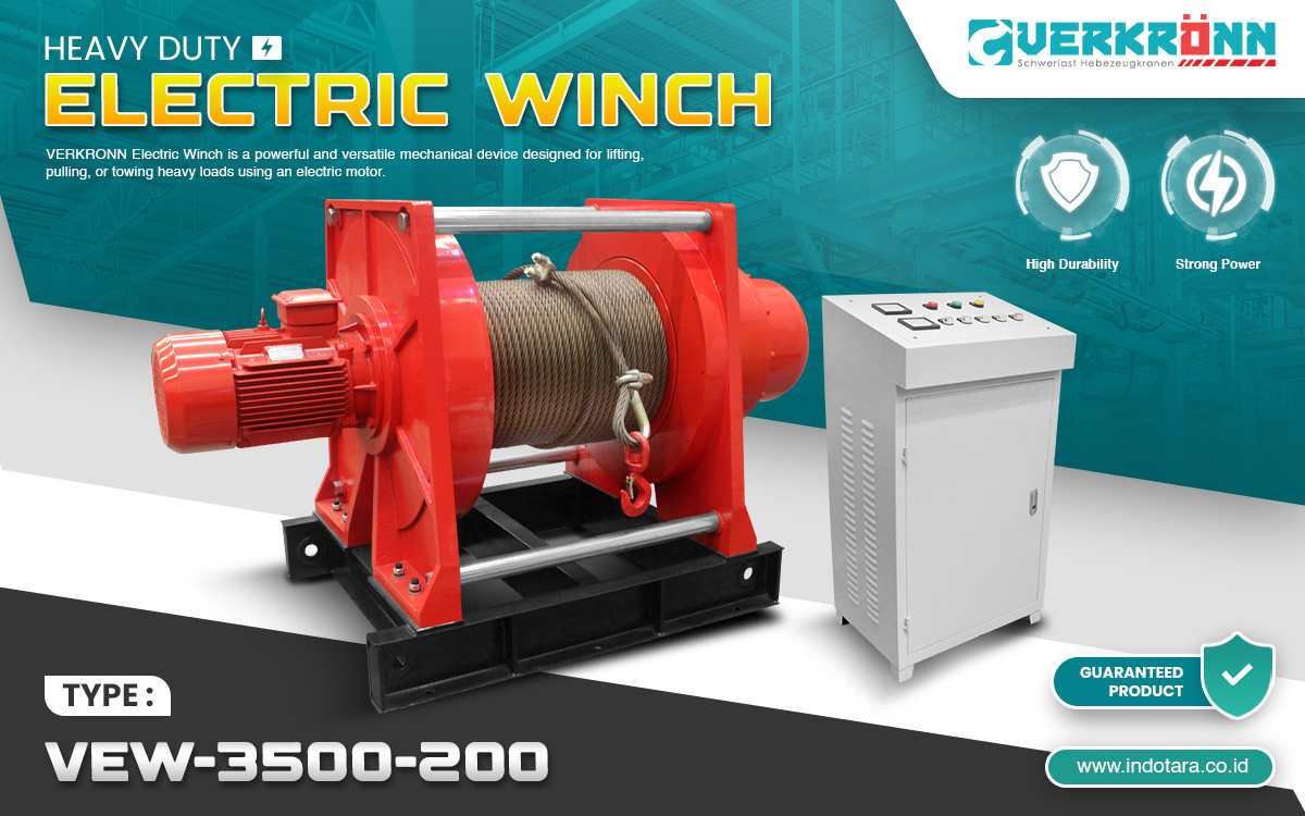 Jual Verkronn Electric Winch Berkualitas