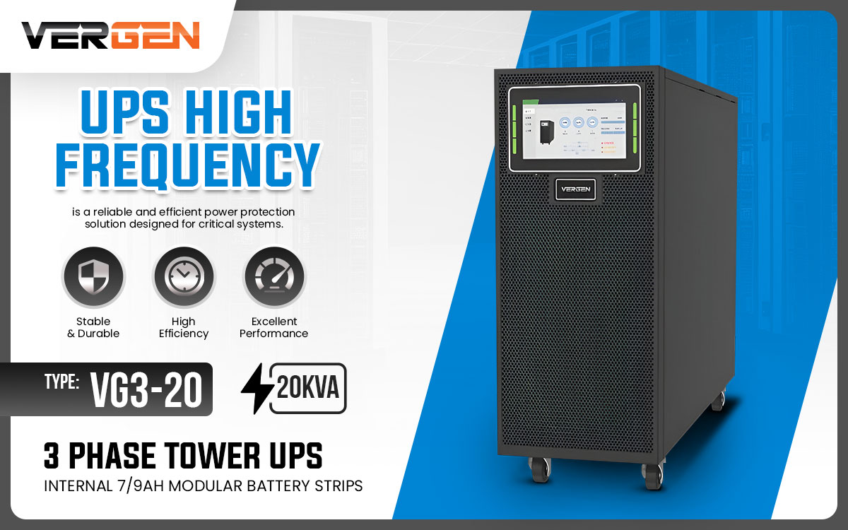 Jual VERGEN UPS High Frequency 3 Phase