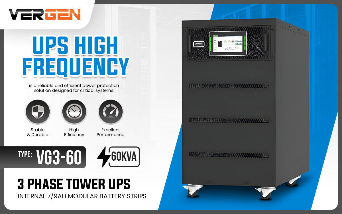 Jual VERGEN UPS High Frequency 3 Phase