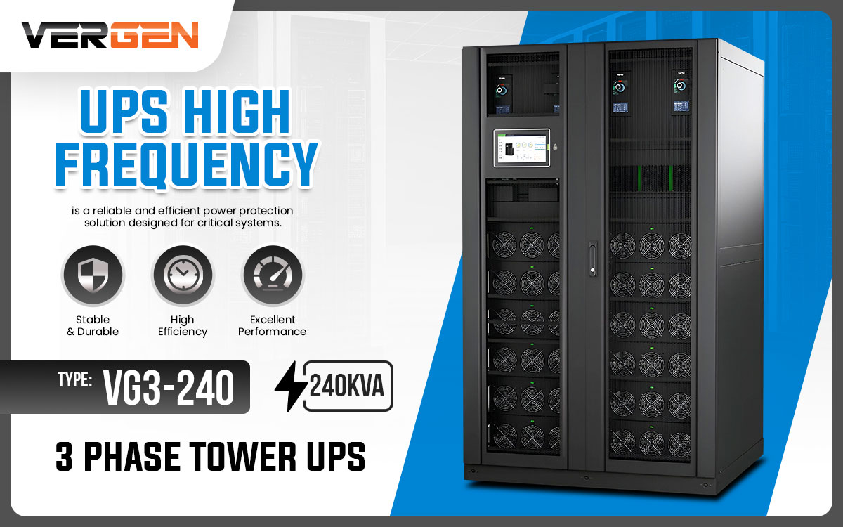 Jual VERGEN UPS High Frequency 3 Phase