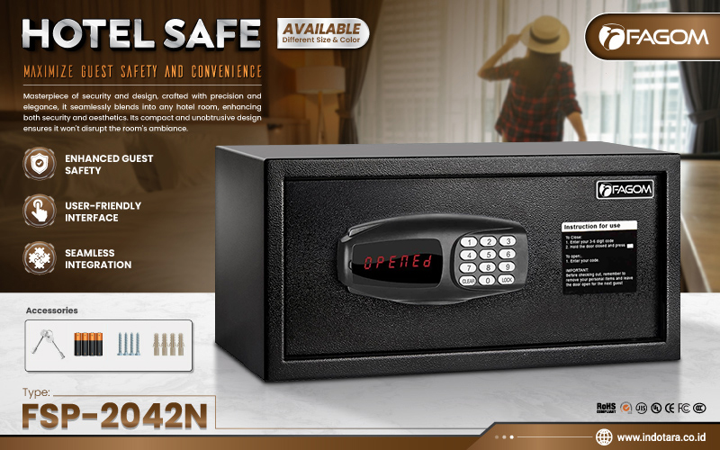 Jual Brankas Hotel Safe Fagom Berkualitas